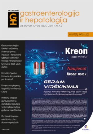 Gastroenterologija ir hepatologija 2026 Nr.1 (17)